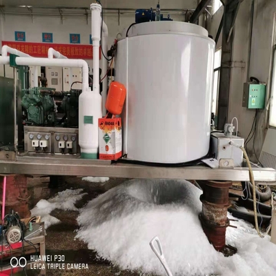 Contrôle de PLC de machine de fabricant de flocon de la glace 15tons/Day de refroidissement par évaporation