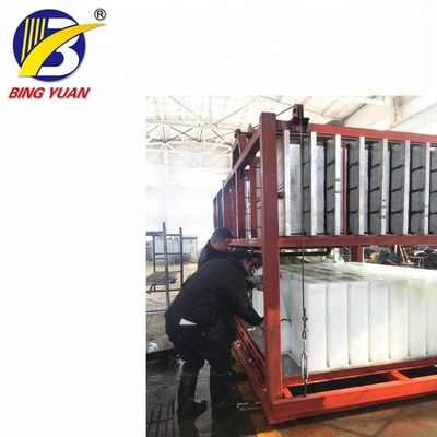 Machine de machine à glaçons de bloc de R404A 2.7KW 10000KG, 10 Ton Ice Block Making Machine