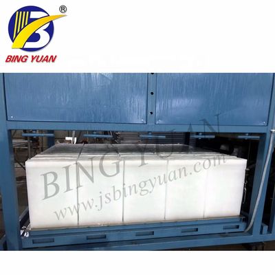 Machine de machine à glaçons de bloc des fruits de mer 20.9KW SS304 5T