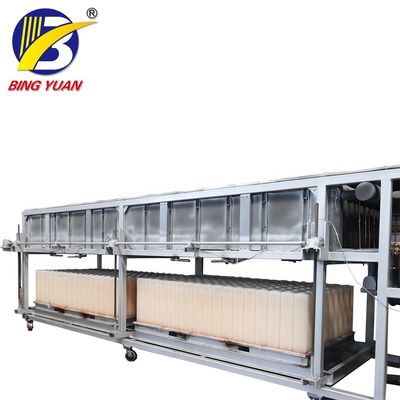 Refroidissement par évaporation 6 machine de machine à glaçons de bloc de la tonne 480V