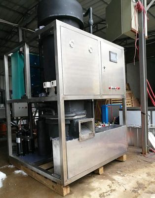 2 machine à glace refroidie par air de la tonne 22mm, machine à glace automatique