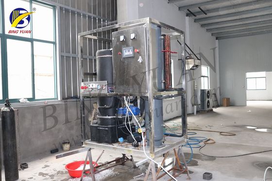 R404A 200V 35mm machine de fabricant de tube de glace de 1 tonne