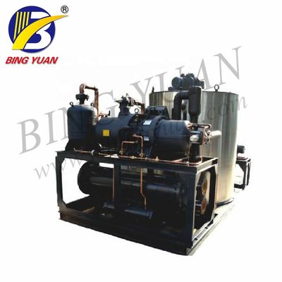 Machine de machine à glaçons de flocon des fruits de mer 2.7KW 380V, machine à glace de flocon d'eau de mer