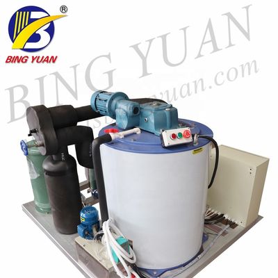 Machine à glaçons de flocon de neige du refroidissement par évaporation 10KW R404A, 3 Ton Ice Machine