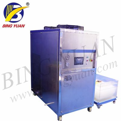 Machine à glace de boue des fruits de mer 380V 124.3KW 3T de refroidissement à l'air