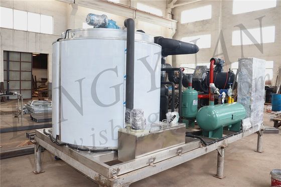 Tonnes de machine à glaçons de neige d'acier inoxydable de 34.31KW 2200KG 10
