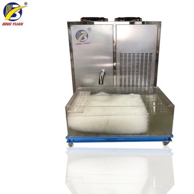 Machine à glace de boue des fruits de mer 380V 124.3KW 3T de refroidissement à l'air