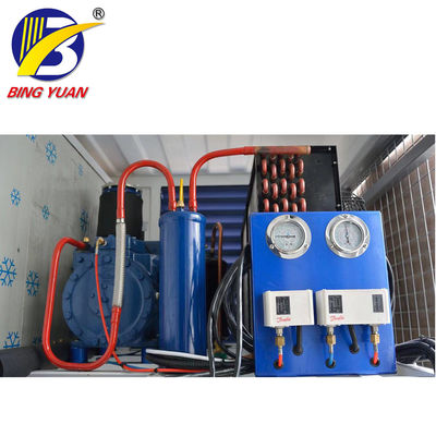 3800KG 480 l'énergie solaire de volt R404A a conteneurisé la chambre froide