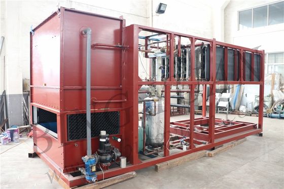 Machine à glaçons industrielle de bloc, machine à glace de bloc de prix usine, capacité 5T quotidienne