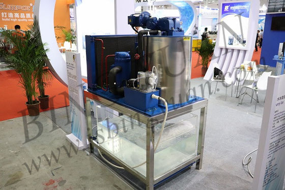 Refroidissement à l'air 220V 1 Ton Flake Ice Maker Machine, machine à glace automatique